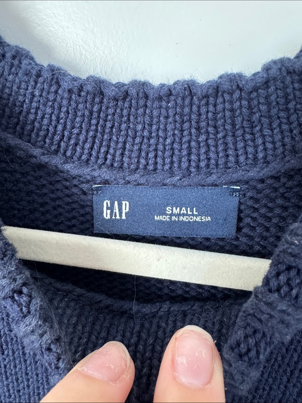 GAP 100% cotton oversize crew neck sweater - Picture 2 of 5